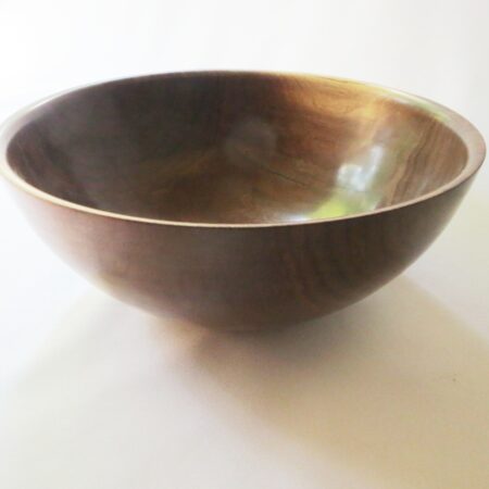 Lawrence Kristan - How Now Brown Cow - Walnut Bowl Food Safe - 12 1/2 x 5 1/4