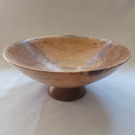 Lawrence Kristan - Protection - Spalted Birch with Walnut Base Food Safe