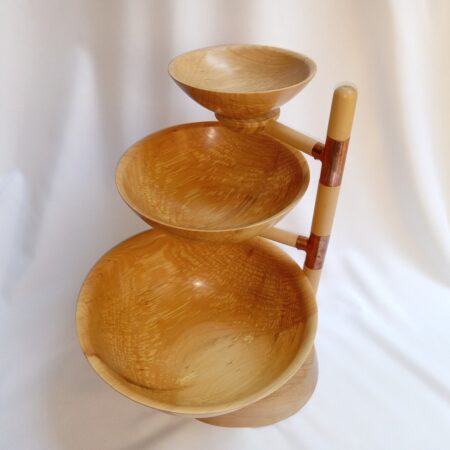 Lawrence Kristan - Three's Company - Aspen Nesting Bowl Made From the Same Branch Food Safe