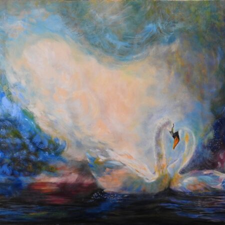 Lynda Moffatt - Love Endures - Oils, Mixed Media, Acrylics, Inks, Charcoal - 36x48