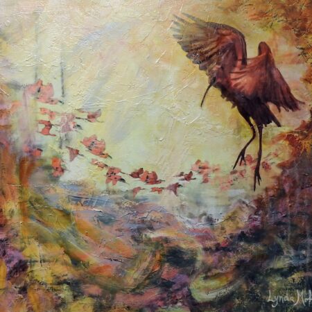 Lynda Moffatt - Beacon of Hope - Oils, Mixed Media, Acrylics, Inks, Charcoal - 20x24