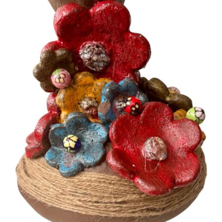 Bhavna Bhatnagar - Profusion of Bloom - Clay - 12'' x 24''
