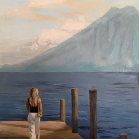 Janis Dixon - Emily in Guatemala - Oil on canvas - 36'' x 24'' x 2''