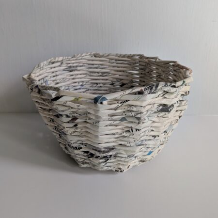 Fabienne Good - Vessel 1 - Paper sculpture - 4.5'' x 8'' x 8''