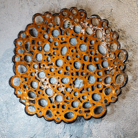 Elena Kuznetsova - The Blazing Sunset - Ceramics - 10'' x 10'' x 1.5''