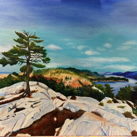 Marjorie Gegear - Nellie Lake - Oil on canvas - 20'' x 24’’ x 1.5''