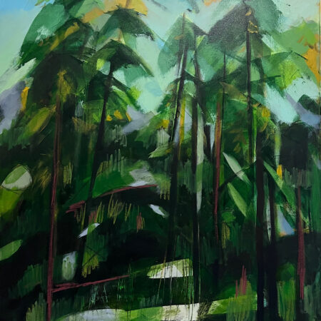 Iris Ranieri - Deep Green - Acrylic on canvas - 30'' x 40'' x 1.5”