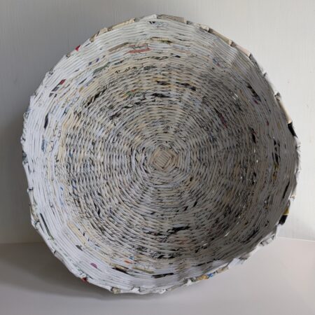 Fabienne Good - Vessel 3 - Paper sculpture - 6'' x 16'' x 16''