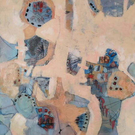 Suzanne Walsh - Fragments of Yesterday - Acrylic - 36'' x 30'' x 1.5''