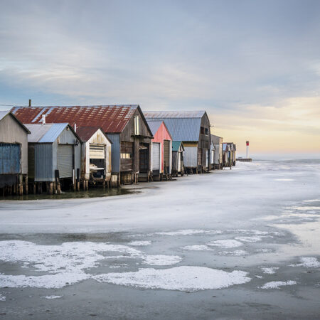 Frank Myers - Winter Evening at Port Rowan - Photography - 21'' x 28'' x 1''