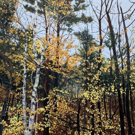 Kim Rempel - October Trail - Acrylic on canvas - 48'' x 36'' x 1.5''