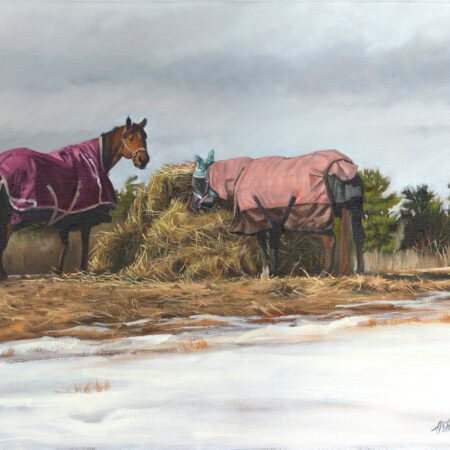 Mike Shatilla - Quiet Morning at the Bail - Oil - 16'' x 20'' x 0.125''