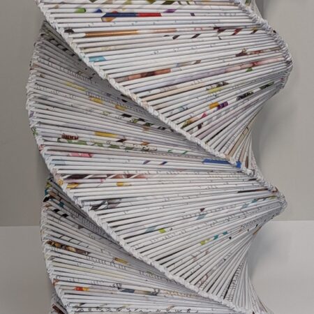 Fabienne Good - Echoes of a Shifting Landscape - paper-sculpture - 22'' x 14'' x 14''