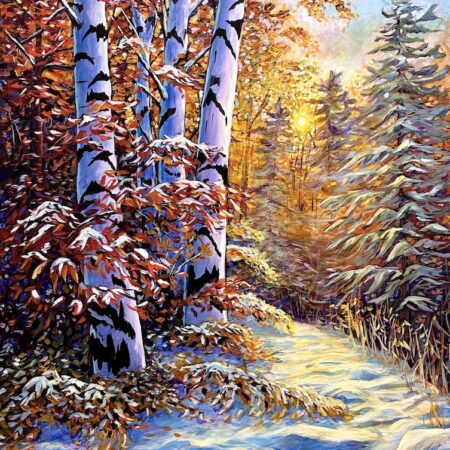 Maria Isabel Fleury - Winter Light - Acrylic on canvas - 40'' x 30'' x 1.5''