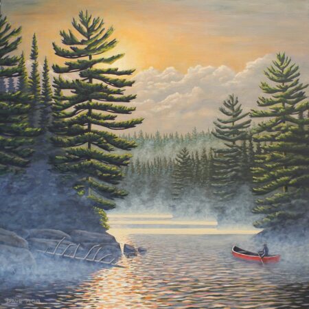 Dave Moir - Morning Tranquility - oil - 24'' x 24'' x 1.5''