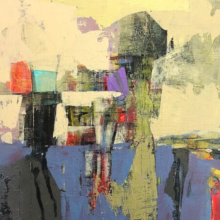Annette Dyon - Vacation - Mixed Media - 12" x12" x 1.5"