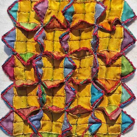 Barbara Hilts - Floral III - Textile - 5.5 '' x 4.5'' x 0.37''