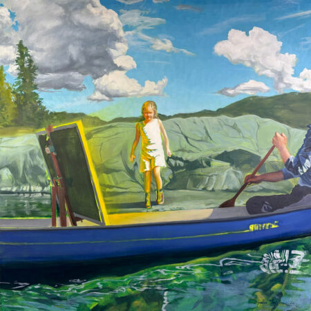 Andie Trépanier - Origins - Oil on canvas - 36'' x 36'' x 1.75''