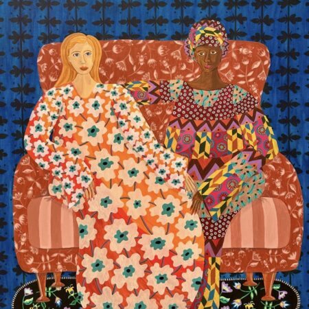 Michele Taras - Friendship Beyond Borders - Acrylic - 48'' x 48'' x 2''