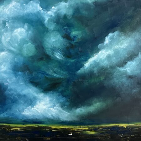 Natalie Thomas - Creation - Oil on paper, framed - 16'' x 20'' x 1.5''