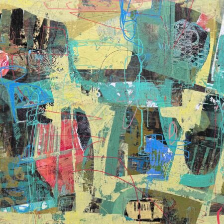 Annette Dyon - Coming of Age - Mixed media - 24" x 40" x 0.5"