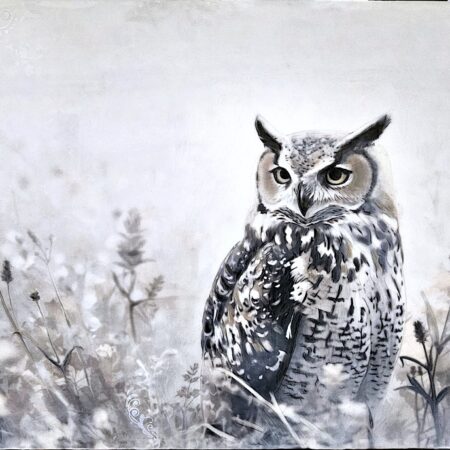 Karen Brown - Look with thine ears - Encaustic Mixed Media - 24'' x 36'' x 2''