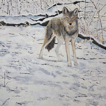 Wayne Hudson - Silent Steps - Acrylic on Canvas - 36x36x1.5