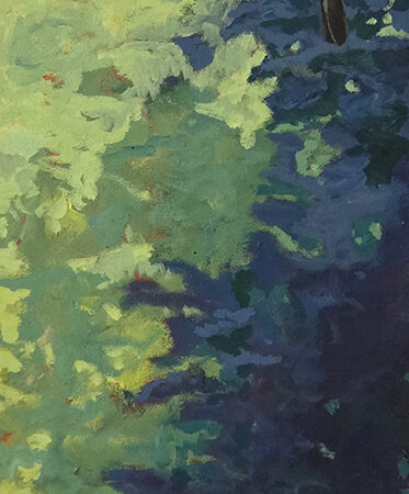 Wayne Hudson - Summertime - Acrylic on Canvas - 13.5x36x1.5