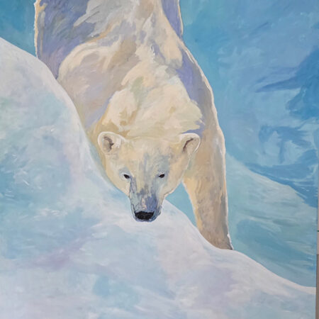 Wayne Hudson - Winter White 3 - Acrylic on Canvas - 48x48x1.5